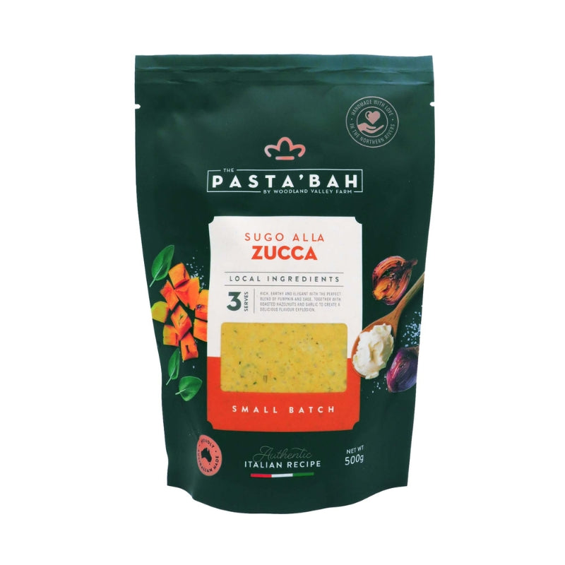Pasta Sauce Zucca, featured in the Joy Wholefoods online store.