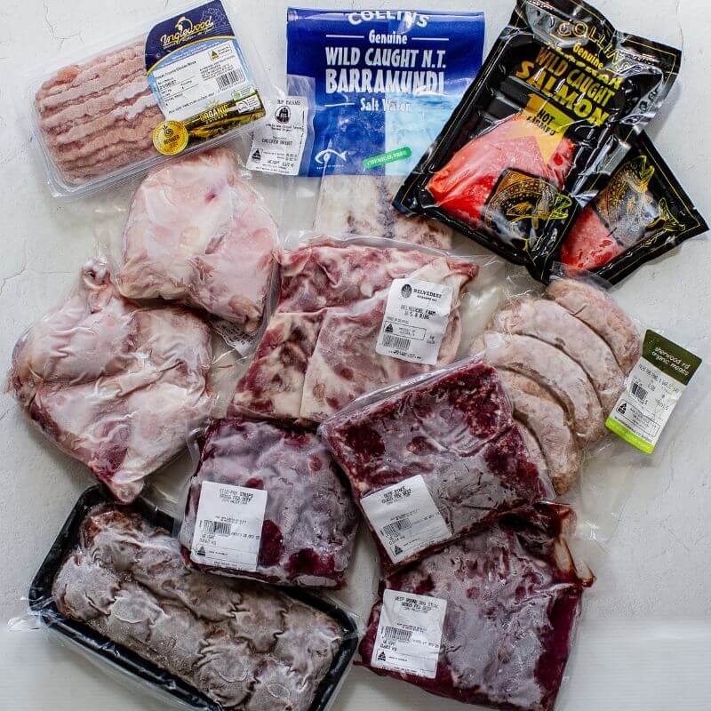Regen and Wild Caught Meat Box Spray Free Farmacy, featured in the Joy Wholefoods online store.
