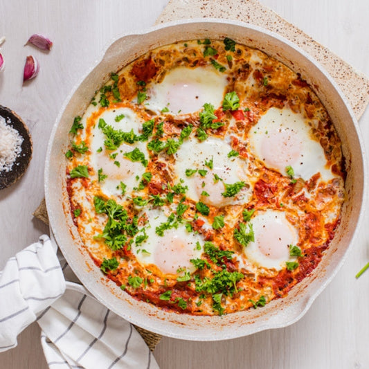 Shakshuka, featured in the Joy Wholefoods online store.