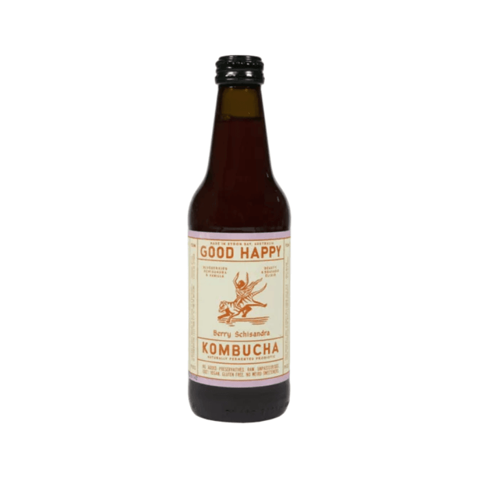 Spray FreeFarmacyGoodHappyKombuchaBerrySchisandra, featured in the Joy Wholefoods online store.