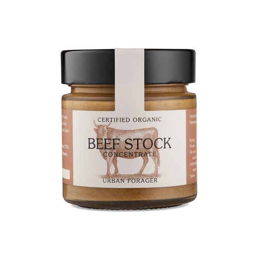 UrbanForagerBeefStock250gm, featured in the Joy Wholefoods online store.