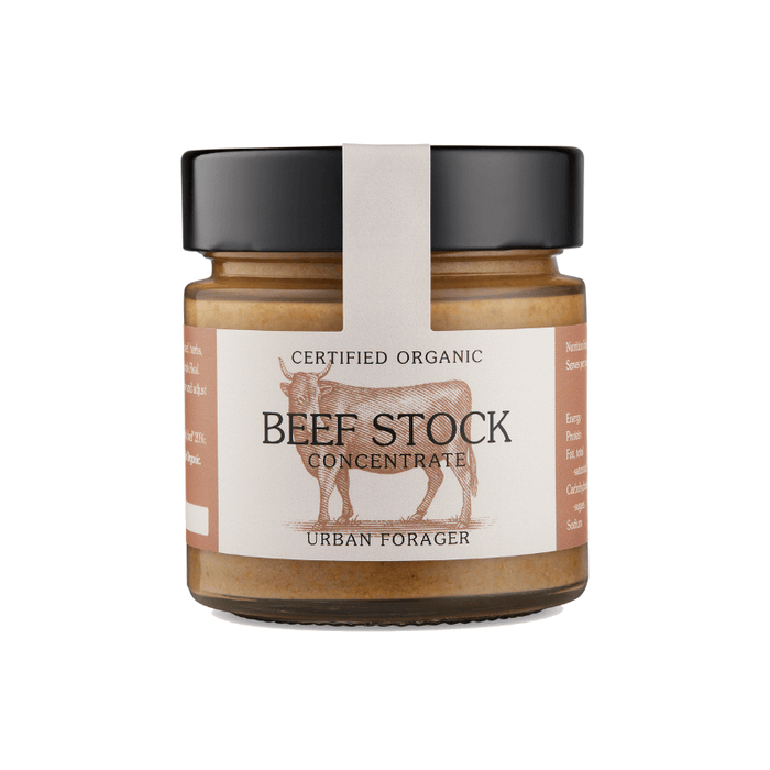 UrbanForagerBeefStock250gm, featured in the Joy Wholefoods online store.