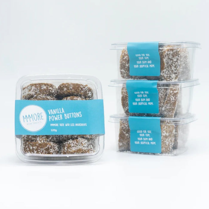Vanilla Power Buttons, featured in the Joy Wholefoods online store.