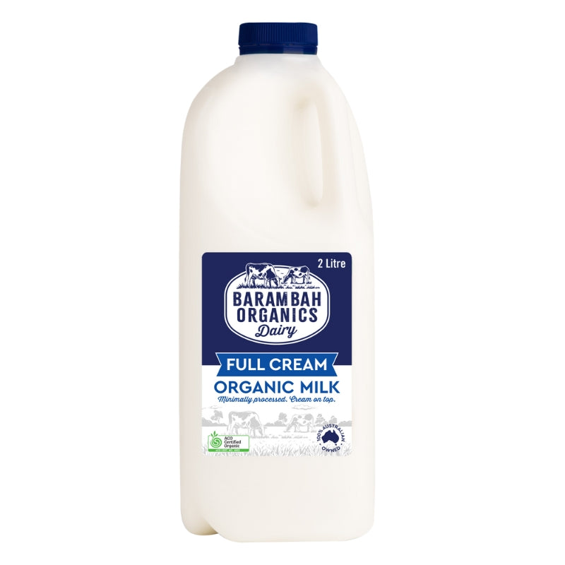 Barambah Organic Dairy Cream Cheese Milk delivered brisbane gold coast