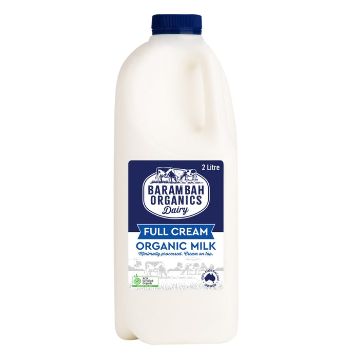Barambah Organic Dairy Cream Cheese Milk delivered brisbane gold coast