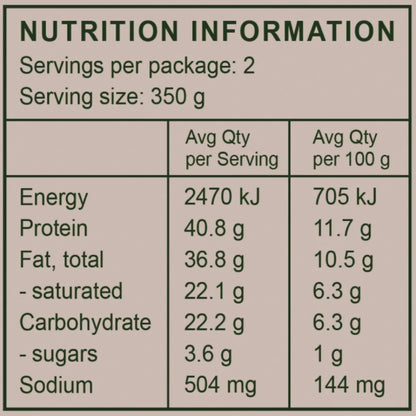 Pasture-Raised Chicken & Mushroom Pie - Organic & GF (Serves 2)