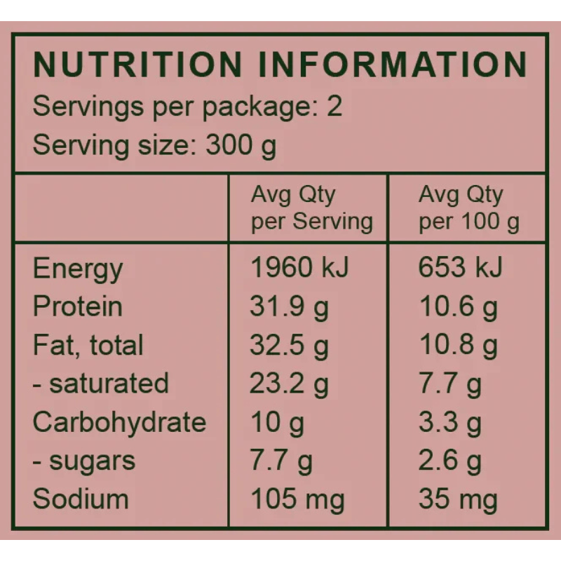 Jill's Satay Chicken - Organic & GF (except oats) (Serves 2)