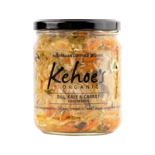 Organic Dill, Kale & Carrot Sauerkraut