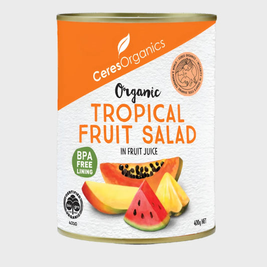Organic tropical fruit salad fruit juice ceres organics webp, featured in the Joy Wholefoods online store.