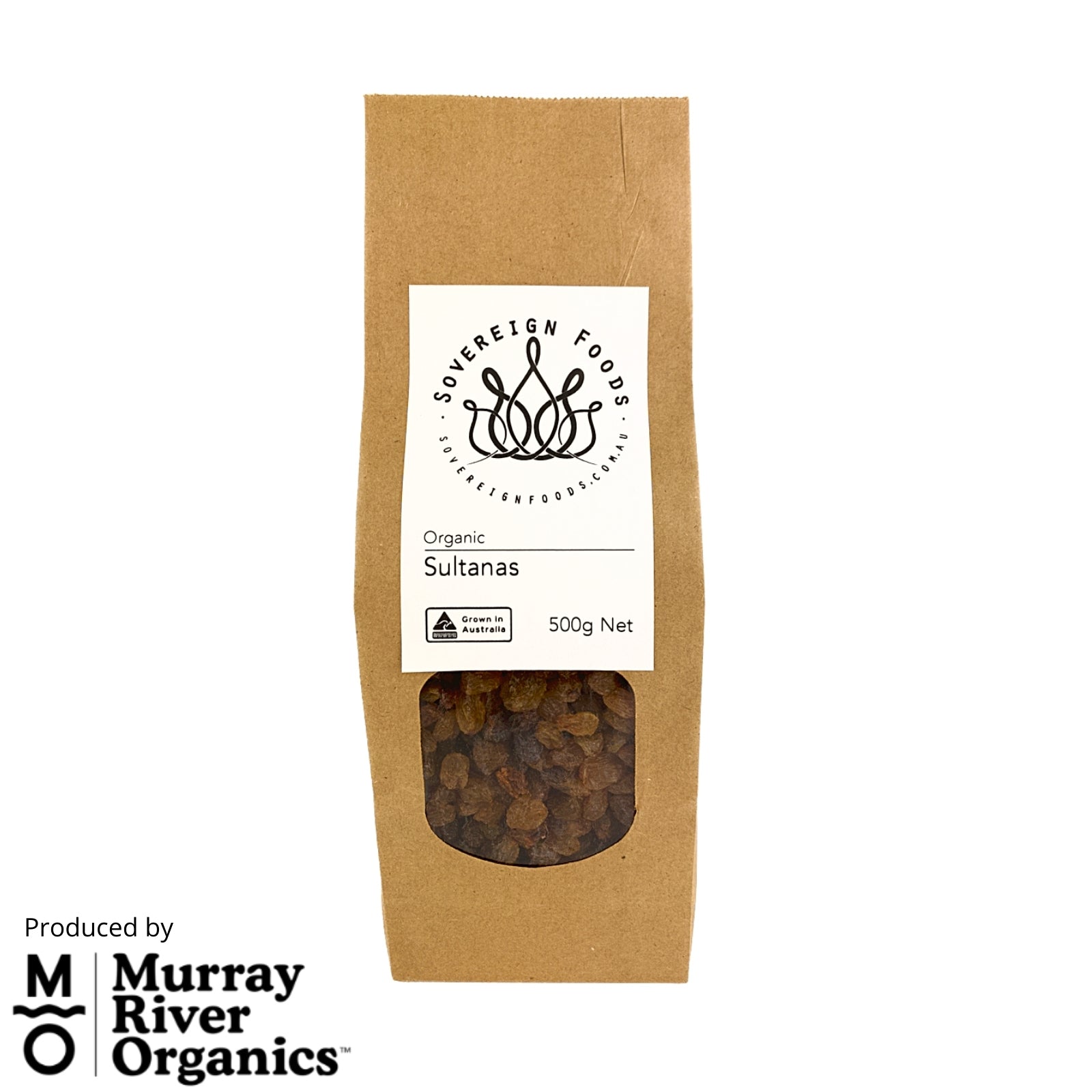 Sovereign foods organic saltanas delivery cold coast, featured in the Joy Wholefoods online store.