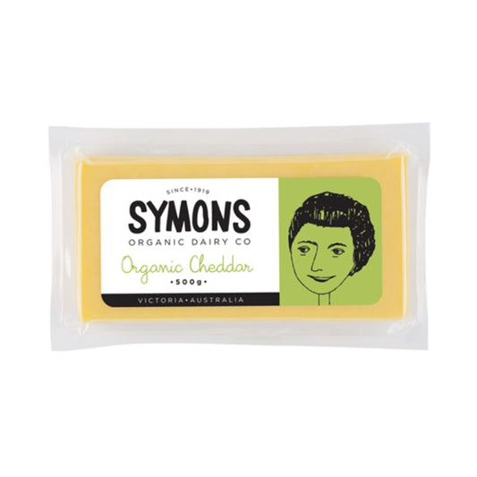 Cheese - Cheddar Block Organic (500gm)