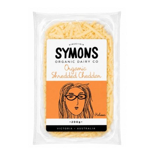 Cheese - Cheddar Shredded Organic (200gm)