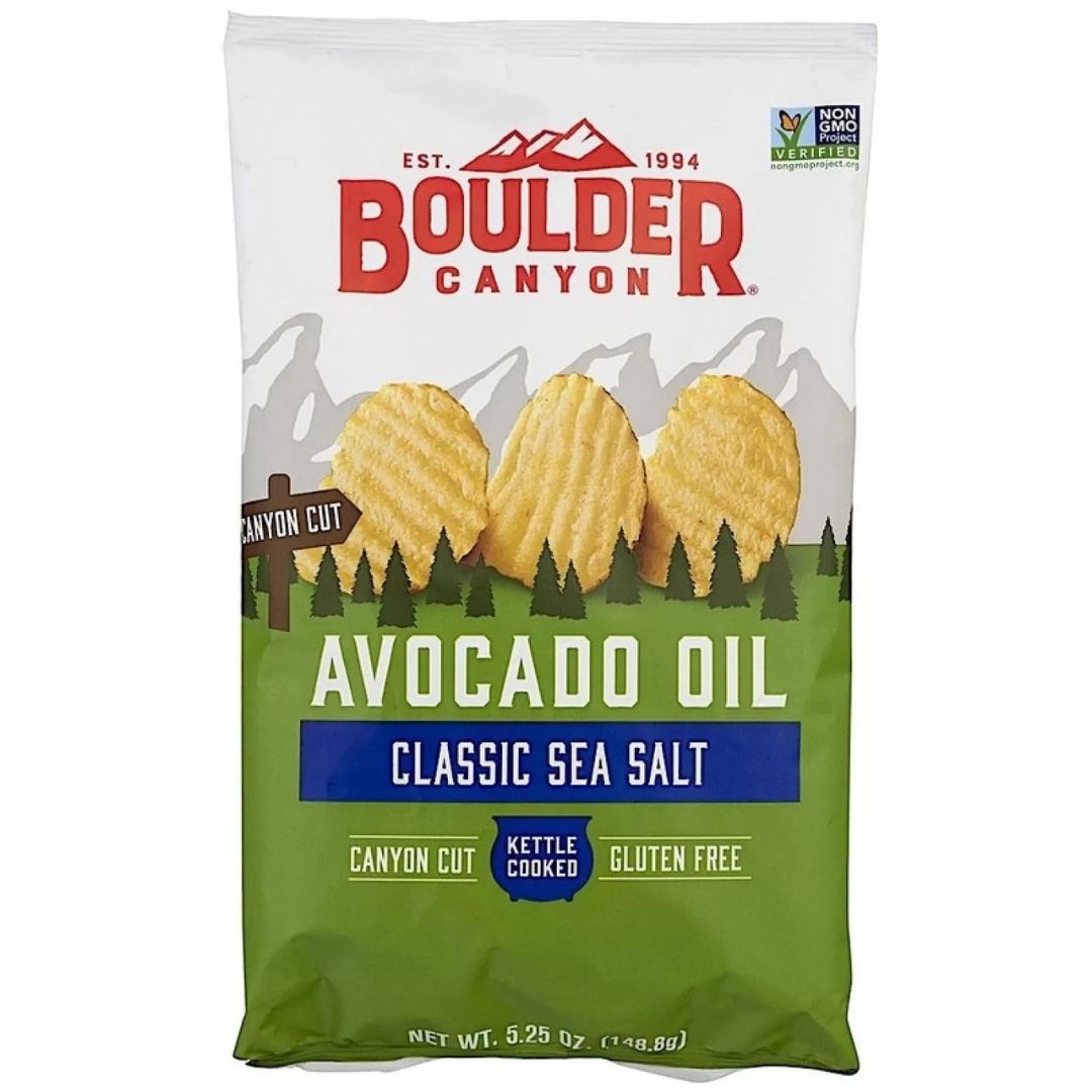 Boulder Canyon Avocado Oil sea Salt Brisbane, from the Joy Wholefoods range.