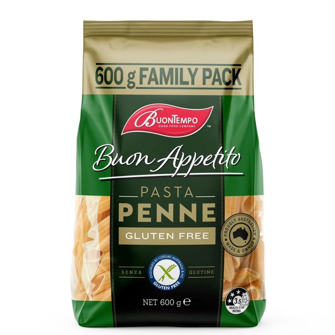 BuonAppetito Pasta Penne Gluten Free Brisbane, stocked at Joy Wholefoods, organic and spray free.