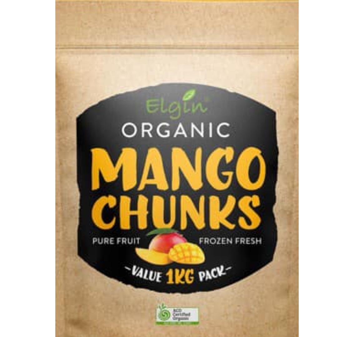 ElginOrganicMangoChunks1kg, part of the Joy Wholefoods organic range.