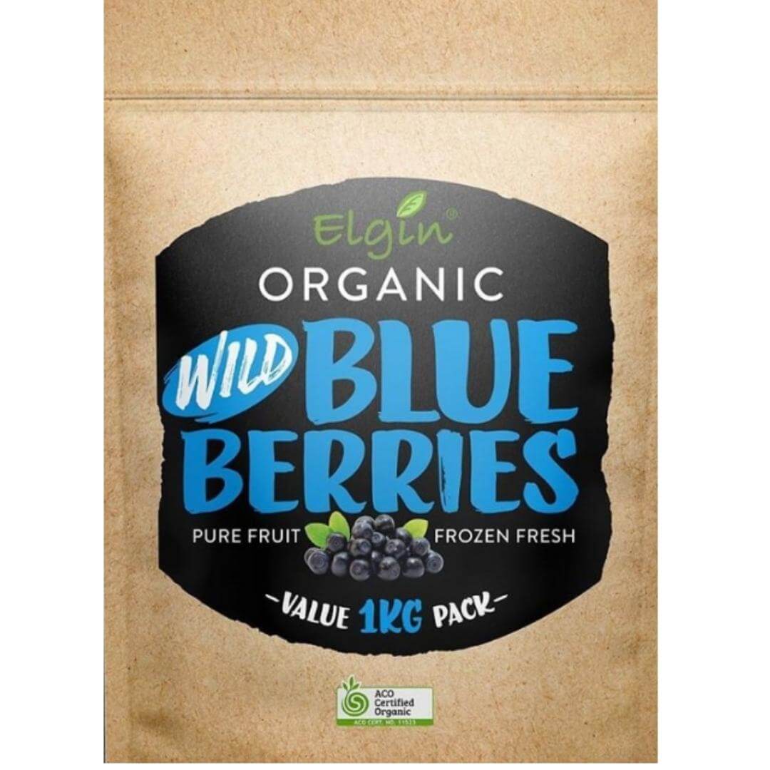 ElginOrganicWildBlueberries1kg, part of the Joy Wholefoods organic range.