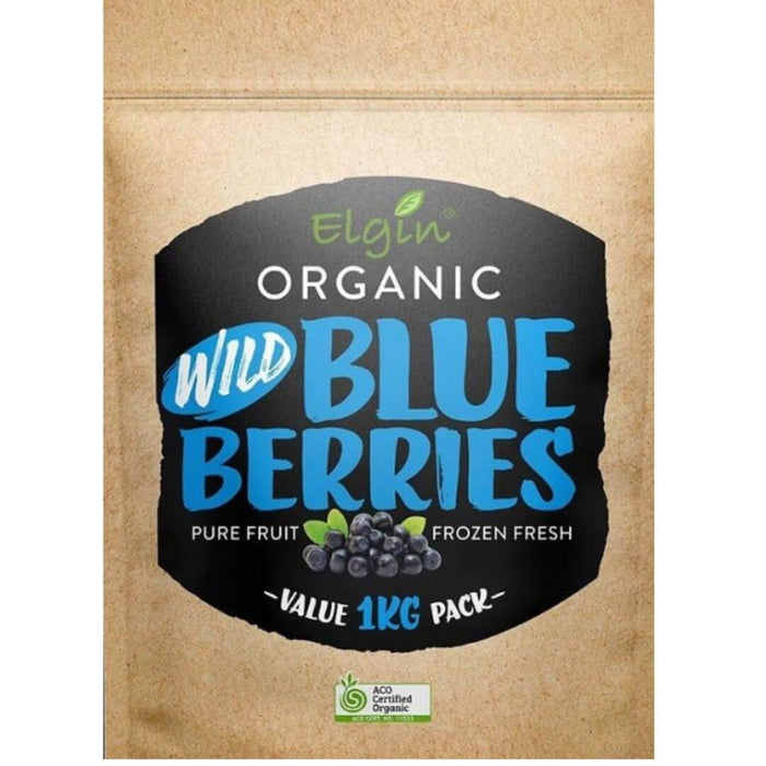ElginOrganicWildBlueberries1kg, part of the Joy Wholefoods organic range.