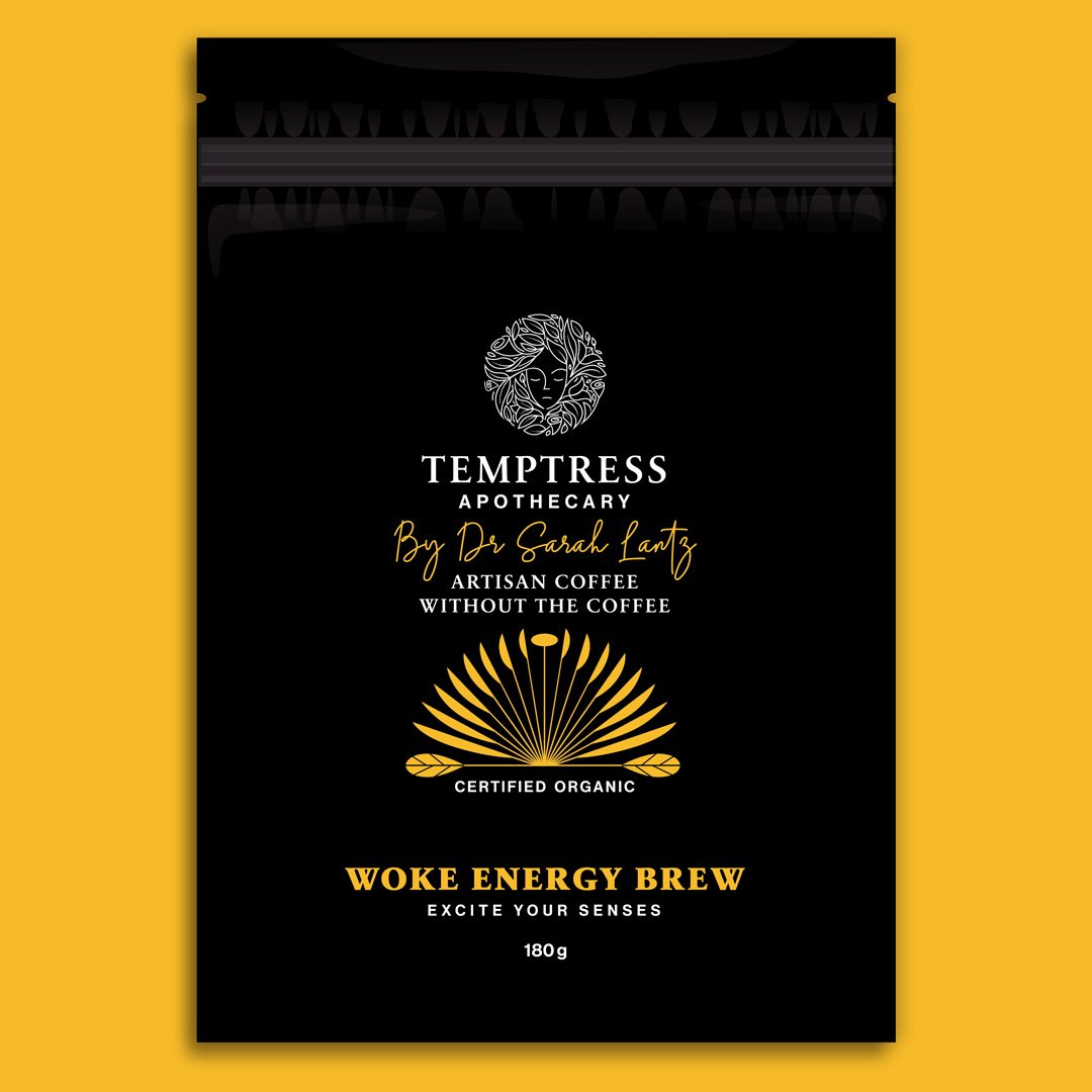 Woke energy brew coffee replacement organic healthy, part of the Joy Wholefoods organic range.