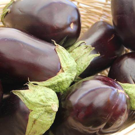 Eggplant organic fruit vegetable Brisbane, stocked at Joy Wholefoods, organic and spray free.