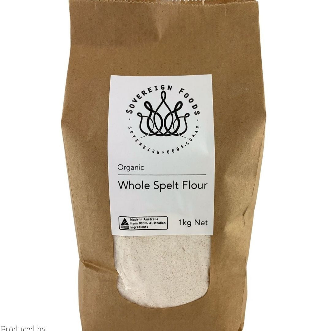 Spelt whole organic sovereign Brisbane, stocked at Joy Wholefoods, organic and spray free.