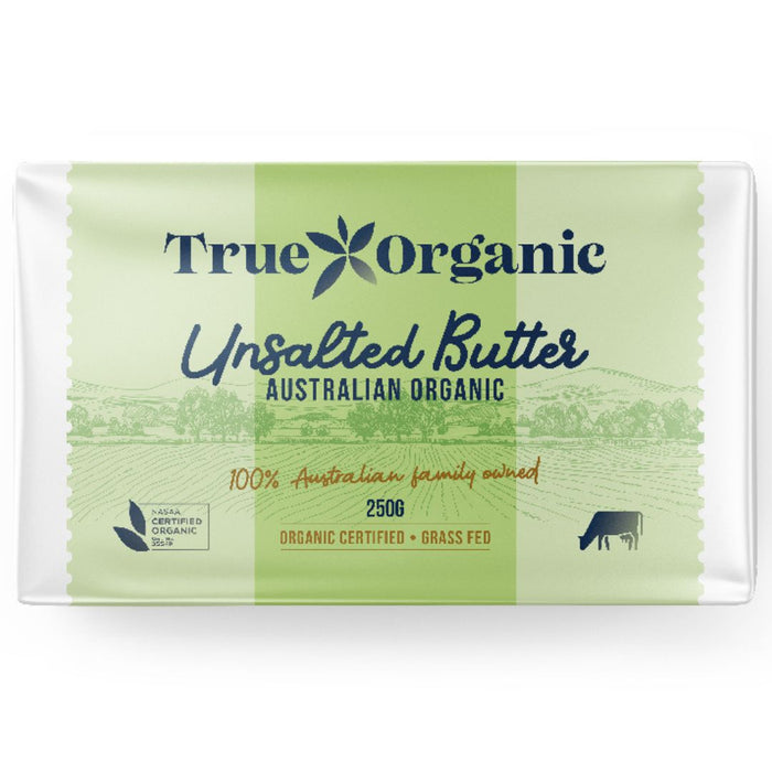 True organic unsalted butter grass fed Brisbane, delivered fresh by Joy Wholefoods.
